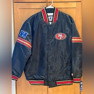 Mens 49ers jacket sz 3x